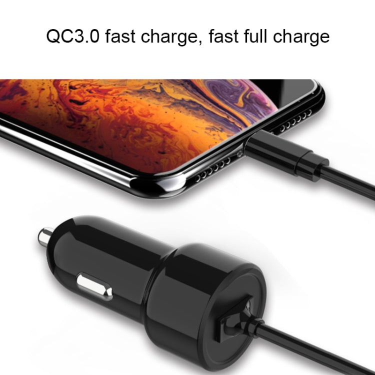 IBD321-Q3 Universal Fireproof Mobile Phone Car Charger, Model: QC3.0 18W - Car Charger by PMC Jewellery | Online Shopping South Africa | PMC Jewellery
