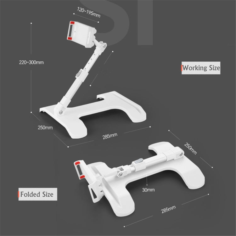 Mobile Phone Stand Bed Desktop Lap Tablet Stand Bedside Support Stand(White) - Lazy Bracket by PMC Jewellery | Online Shopping South Africa | PMC Jewellery