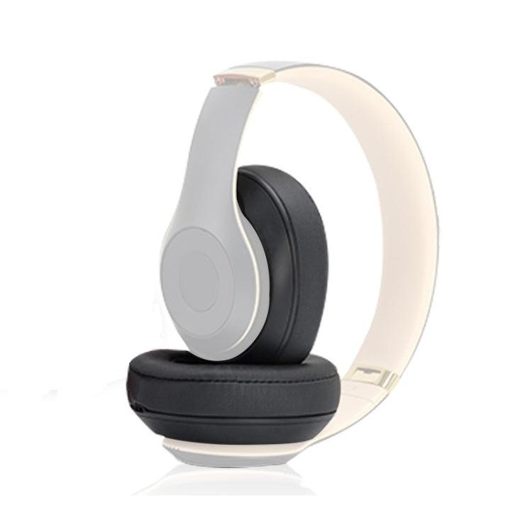 2 PCS Leather Soft Breathable Headphone Cover For Beats Studio 2/3, Color: Black - Earmuff & Pad by PMC TechLife | Online Shopping South Africa | PMC TechLife
