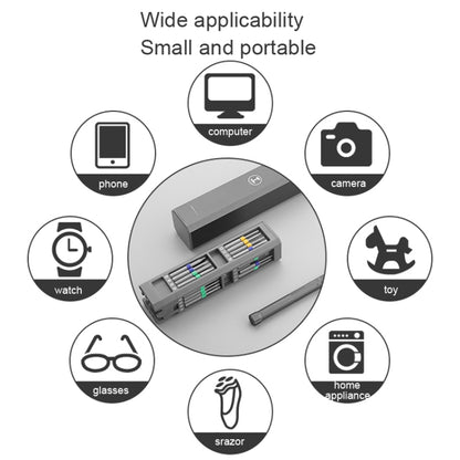 GREENER Screw Knife Set Disassembling Maintenance Tool, Series: 30 In 1 Aluminum Barrel - Screwdriver Set by PMC Jewellery | Online Shopping South Africa | PMC Jewellery