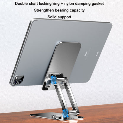 Portable Mobile Phone Tablet Desktop Stand, Color: All Metal Gray - Desktop Holder by PMC Jewellery | Online Shopping South Africa | PMC Jewellery