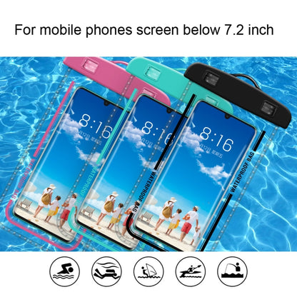 2 PCS Armband Style Transparent Waterproof Cell Phone Case Swimming Cell Phone Bag(Green) - Waterproof Bag by PMC Jewellery | Online Shopping South Africa | PMC Jewellery