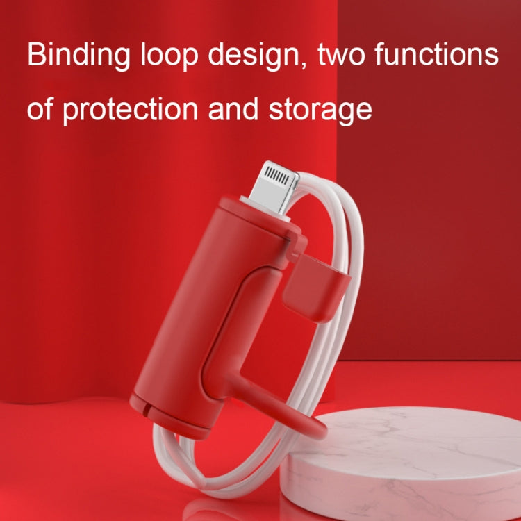 3 PCS Soft Washable Data Cable Silicone Case For Apple, Spec: USB (Mint Green) - Cable Organizer by PMC TechLife | Online Shopping South Africa | PMC TechLife