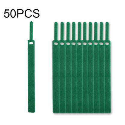 50 PCS Needle Shape Self-adhesive Data Cable Organizer Colorful Bundles 10 x 130mm(Green) - Cable Organizer by PMC Jewellery | Online Shopping South Africa | PMC Jewellery