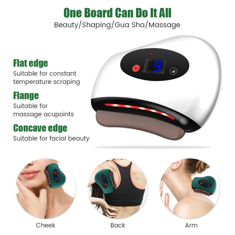 12 Gear Ordinary Baseplate Electric Scraping Board Massage Board(Green) - Massage & Relaxation by PMC Jewellery | Online Shopping South Africa | PMC Jewellery