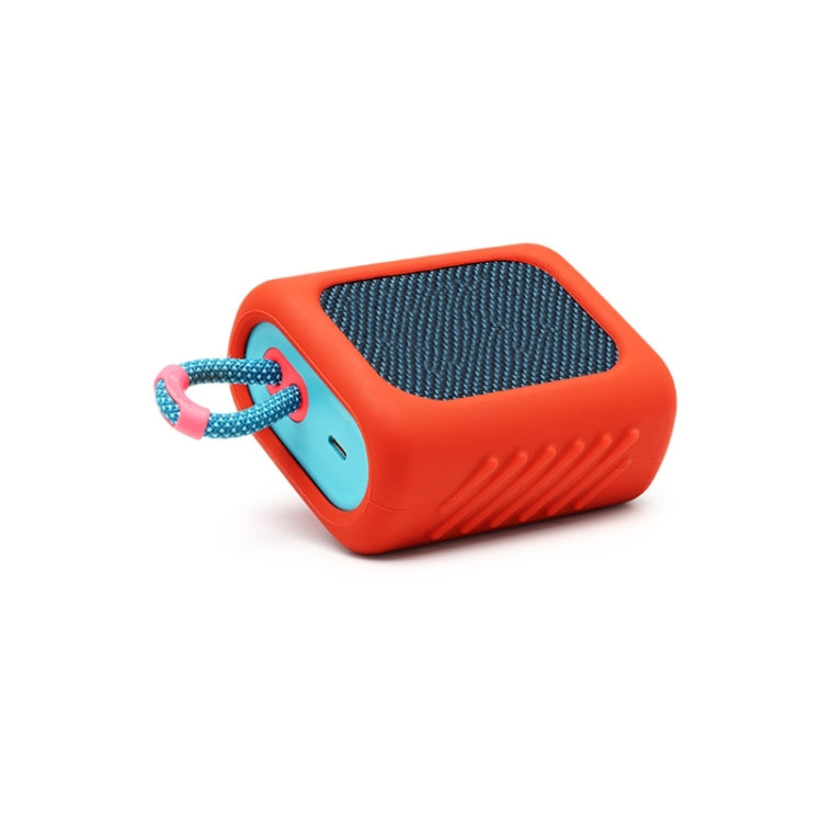 For JBL GO3 Dust-proof Silicone Case Anti-fall Speaker Case(Blue) - Protective Case by PMC Jewellery | Online Shopping South Africa | PMC Jewellery