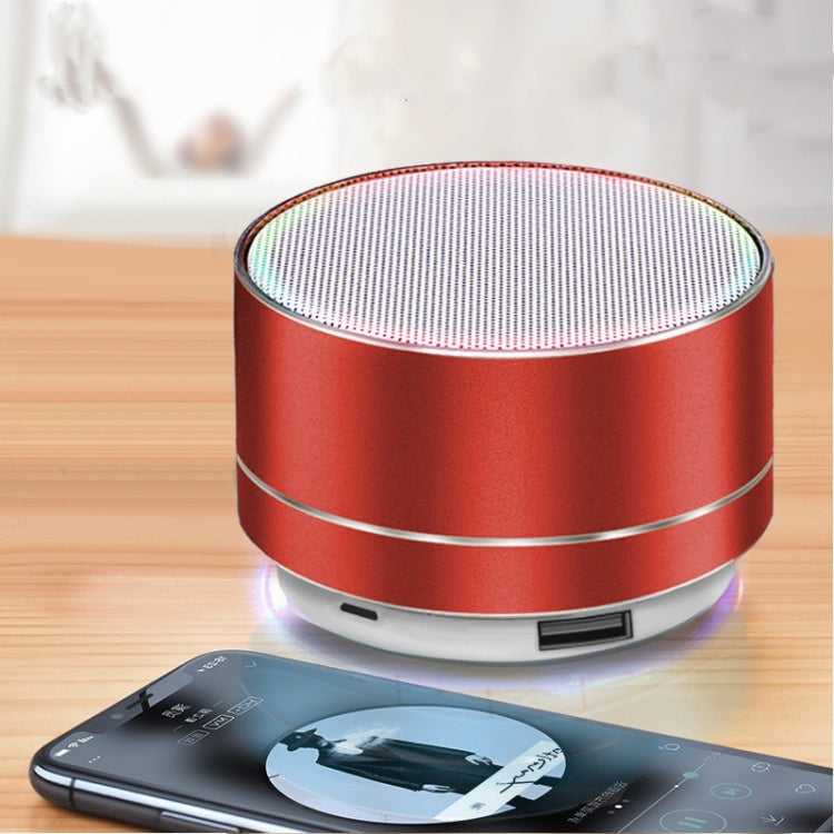 A10 Mini Metal Wireless Bluetooth Speaker(Red) - Mini Speaker by PMC Jewellery | Online Shopping South Africa | PMC Jewellery