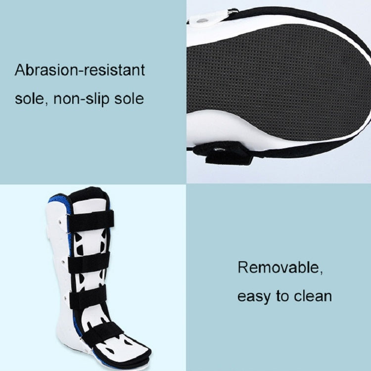 Calf Ankle Fracture Sprain Fixation Brace Plaster Shoe Foot Support Brace, Size: S Left(Long) - Mobility Aids by PMC Jewellery | Online Shopping South Africa | PMC Jewellery