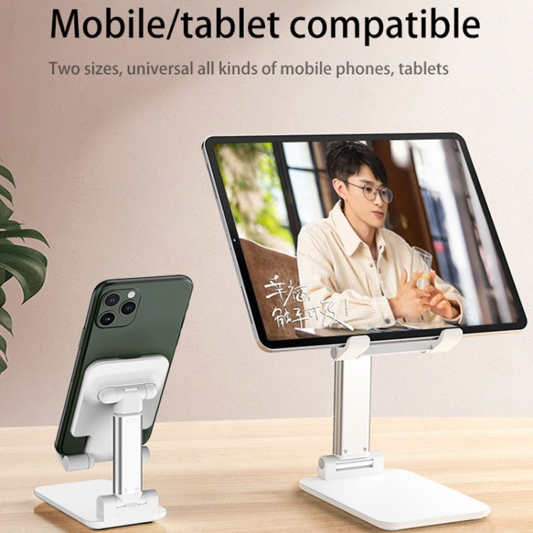 SSKY X5 Desktop Phone Live Foldable Tablet Bracket, Style: Standard Version (White) - Desktop Holder by SSKY | Online Shopping South Africa | PMC Jewellery