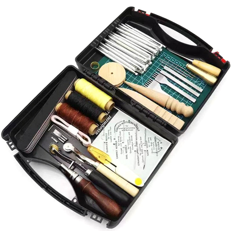 59 In 1 Handmade Leather DIY Tool Set Sewing Craft Tool Set, Style: A5 Pads - DIY Apparel Sewing by PMC Jewellery | Online Shopping South Africa | PMC Jewellery