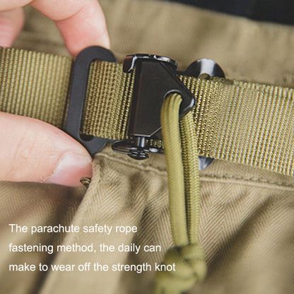 Maden S2101090 Fast Tripping Parachute Knot Male Belt, Size: Free Code(Army Green) - Belts by PMC Jewellery | Online Shopping South Africa | PMC Jewellery