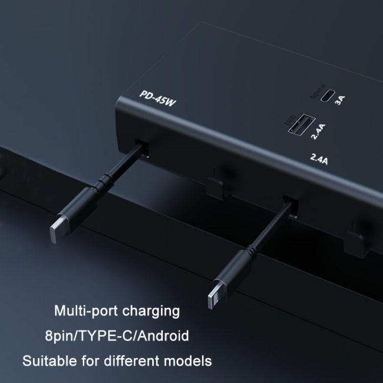 65W PD Dual Cable Retractable Fast Charging Car USB Charger(13th-generation) - Car Charger by PMC Jewellery | Online Shopping South Africa | PMC Jewellery