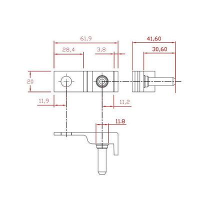 New Energy Electric Vehicle Battery Column MRBF Fuse(Square) - Fuse by PMC Jewellery | Online Shopping South Africa | PMC Jewellery