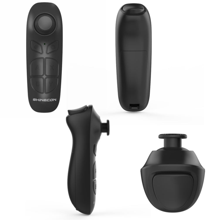 VR SHINECON SC-B03 VR Game Wireless Bluetooth Remote Control Handle Selfie Stick RC Video Playback(Black) - Controller Gamepad by PMC TechLife | Online Shopping South Africa | PMC TechLife
