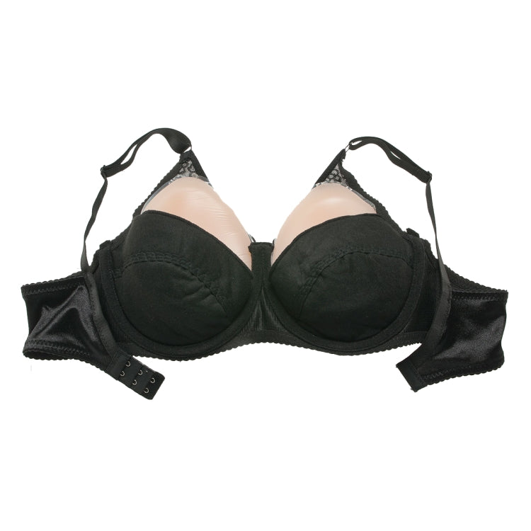 BR-JKN1063 Crossdressing Fake Breast Bra Without Fake Breast, Size: 34/75D(Black) -  by PMC Jewellery | Online Shopping South Africa | PMC Jewellery