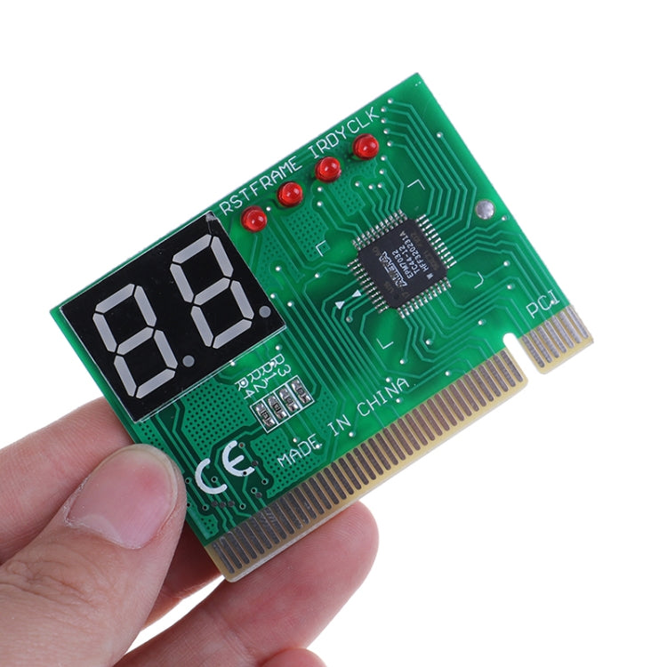 2-bit Computer Motherboard PCI Fault Diagnosis Card(English Manual) - Add-on Cards by PMC Jewellery | Online Shopping South Africa | PMC Jewellery