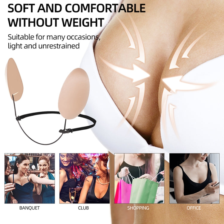 XD00001 Molding Silicone Nipple Sticker Frontless Bra Adjustable Anti-sag Push-up Bra Kit(V-type Skin-color) - Nubra by PMC Jewellery | Online Shopping South Africa | PMC Jewellery