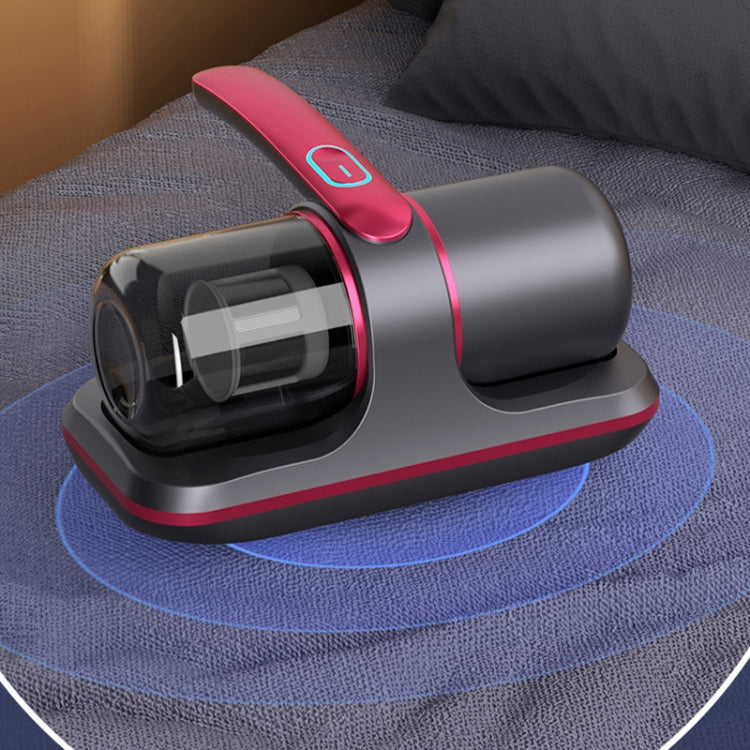 100W 8000 Pa Wireless Charging Mite Removal Instrument Vacuum Cleaner UV Sterilization Machine(Red) - Handheld Cleaner & Mops by PMC Jewellery | Online Shopping South Africa | PMC Jewellery | Buy Now Pay Later Mobicred