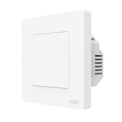 Tuya ZigBee Smart Single-fire Zero-fire Sharing Timing Voice Wall Switch EU Plug, Style: 1 Way (White) - Smart Switch by PMC Jewellery | Online Shopping South Africa | PMC Jewellery