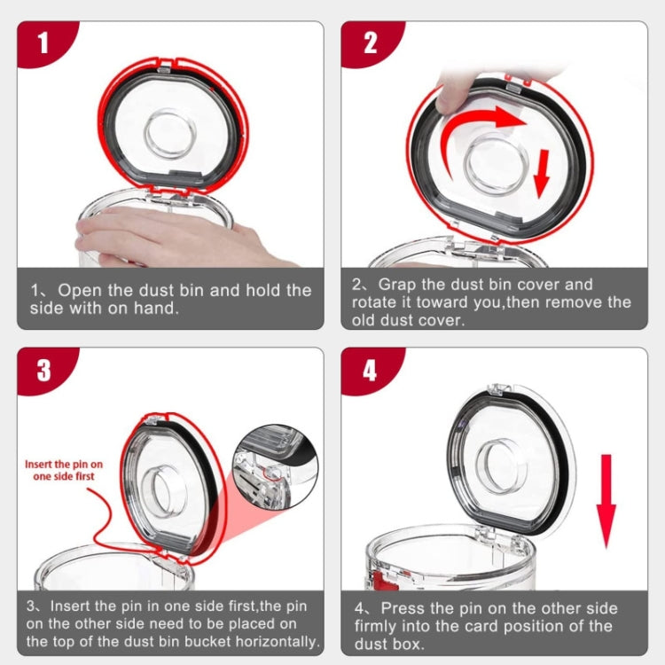 For Dyson V7 V8 Dust Bin Base Lid Vacuum Cleaner Replacement Accessories - free shipping - PMC TechLife - Order now!