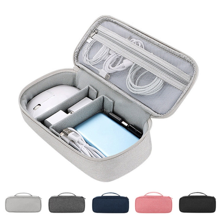 SM13 Multifunctional Digital Accessories Waterproof and Shock-absorbing Storage Bag(Pink) - free shipping - PMC TechLife - Order now!