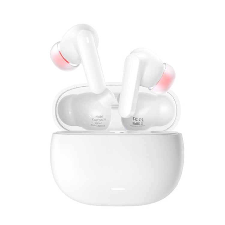 REMAX CozyPods W7N ANC+ENC Dual Noise Canceling Call Bluetooth Headphones(White) - Bluetooth Earphone by REMAX | Online Shopping South Africa | PMC Jewellery
