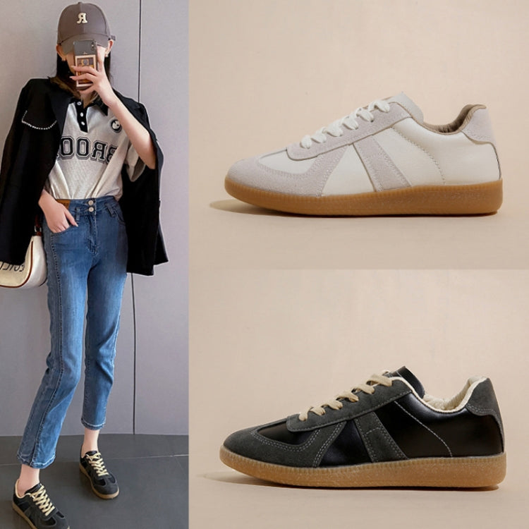 Couple Style Breathable Running Casual Sneakers, Size: Men 42(Beige) - Flat Shoes by PMC Jewellery | Online Shopping South Africa | PMC Jewellery