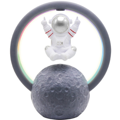 Y-598 Suspended Astronaut Bluetooth Speaker RGB Light Subwoofer Ornament,Spec: 598B Silver - Desktop Speaker by PMC Jewellery | Online Shopping South Africa | PMC Jewellery