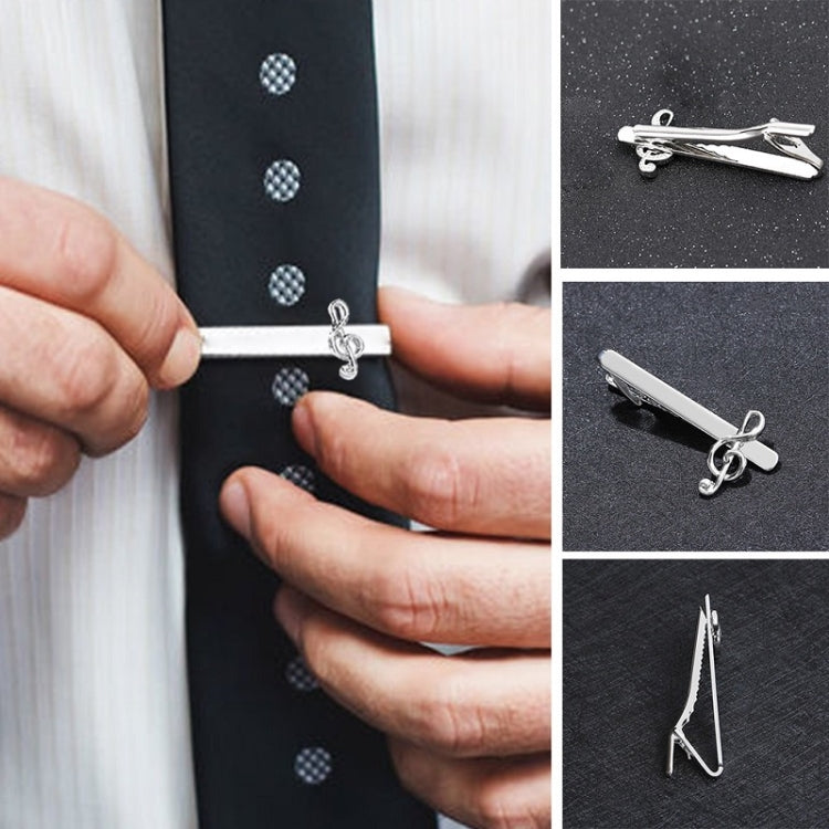 2pcs Men Business Formal Wedding Tie Clips, Color: Silver Golf - Tie clip by PMC Jewellery | Online Shopping South Africa | PMC Jewellery