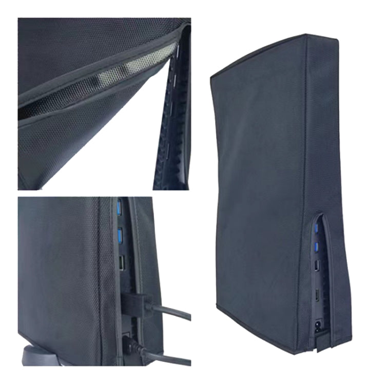 PS5-1 for Snoy PS5 Game Console Waterproof and Dustproof Protective Cover(Vertical Gray) - Bags by PMC Jewellery | Online Shopping South Africa | PMC Jewellery