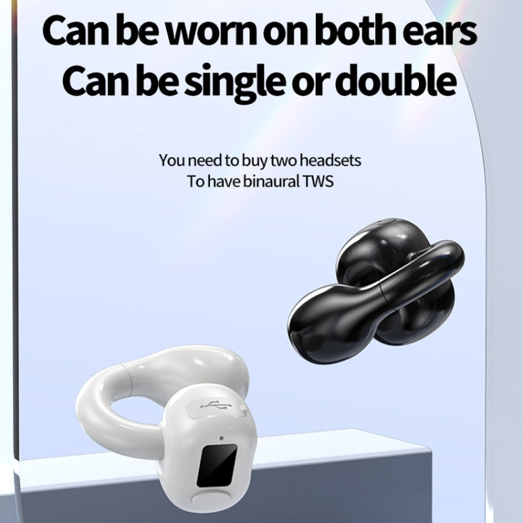 M10 IPX5 Waterproof Ear Clip Bluetooth Earphones, Style: Single Skin Color - Bluetooth Earphone by PMC TechLife | Online Shopping South Africa | PMC TechLife