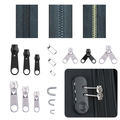 194pcs Zinc Alloy Painted Nylon Zipper Puller Set For Clothing Tent Install - DIY Apparel Sewing by PMC Jewellery | Online Shopping South Africa | PMC Jewellery