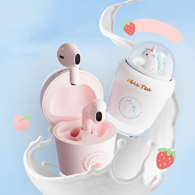 Y05 Cartoon Water Cup Shape Bluetooth Earphones Semi-in-ear HD Call Wireless Bluetooth Earphones(Pink) - Bluetooth Earphone by PMC Jewellery | Online Shopping South Africa | PMC Jewellery