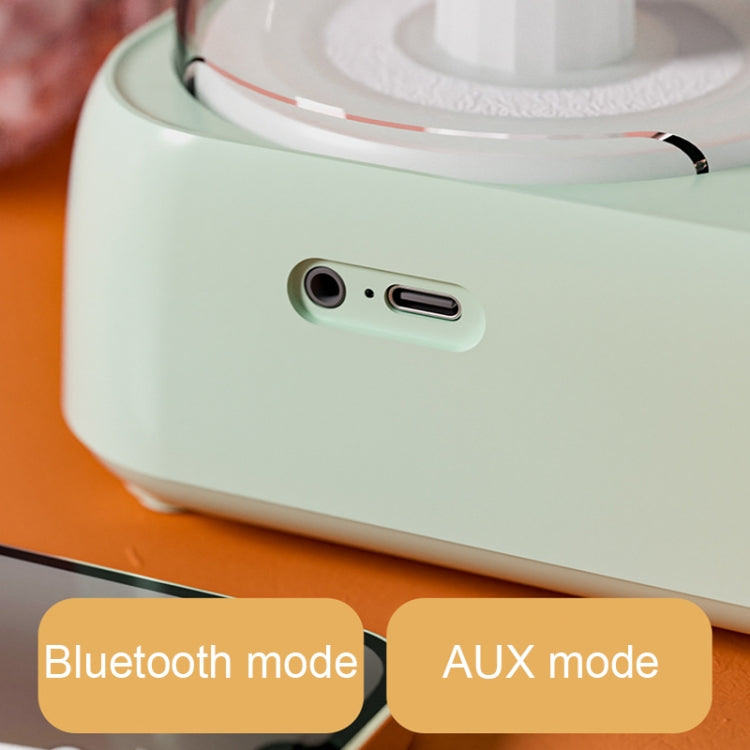 Y02 Retro Vinyl Record Player Wireless Bluetooth Speaker Ambient Light Aromatherapy Bluetooth Audio(Blue) - Desktop Speaker by PMC Jewellery | Online Shopping South Africa | PMC Jewellery