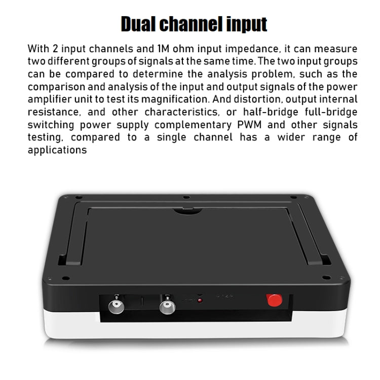 FNIRSI 1013D 1GS Sampling Dual Channel 100M Bandwidth Digital Oscilloscope, US Plug(English) - free shipping - PMC TechLife - Order now!
