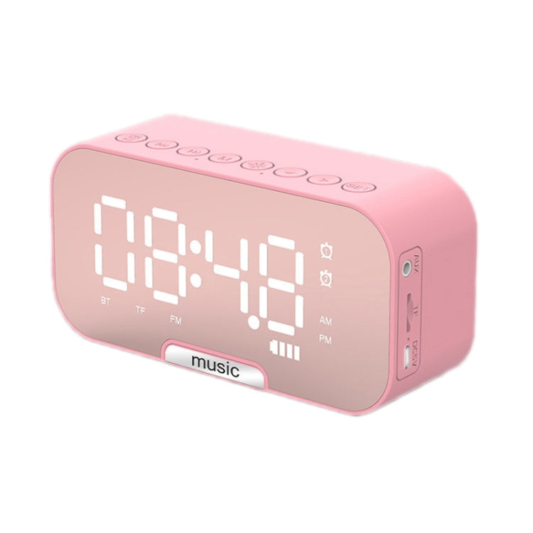 Q5 Outdoor Portable Card Bluetooth Speaker Small Clock Radio, Color: Pink 1400mAh - Mini Speaker by PMC Jewellery | Online Shopping South Africa | PMC Jewellery