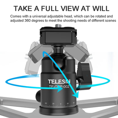 TELESIN Suction Cup Action Camera Tripod Mount for Car Holder Stand Bracket - Holder by TELESIN | Online Shopping South Africa | PMC Jewellery