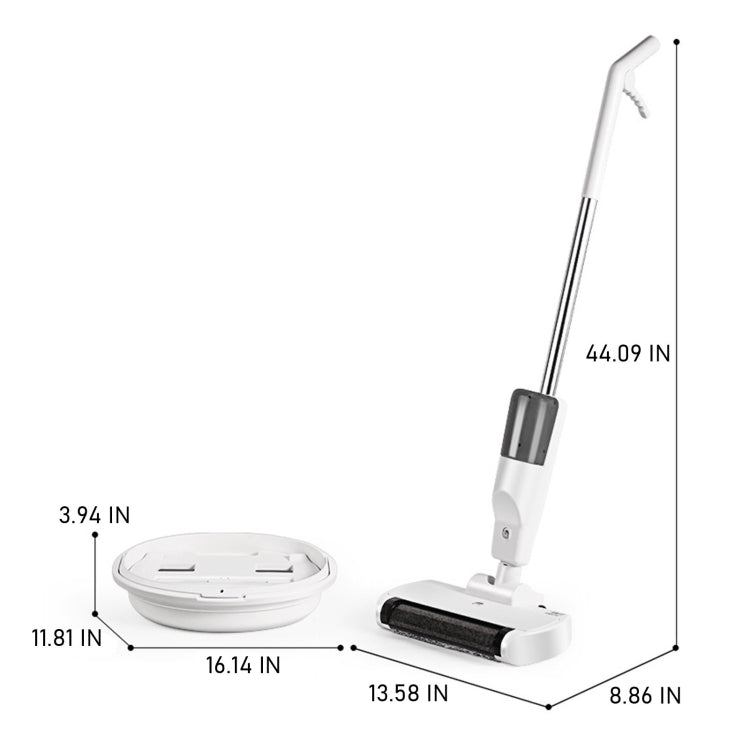 XM001 Smart Wireless Electric Vacuum Cleaner Sweeping and Mopping Integrated Floor Washer, Spec: 4800pa White - Handheld Cleaner & Mops by PMC Jewellery | Online Shopping South Africa | PMC Jewellery | Buy Now Pay Later Mobicred