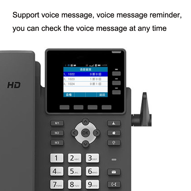 S01 Smart VOIP Network Phone 4G Full Netcom SIP Audio ConferenceBusiness Office Wireless Fixed Landline - Smart Rings / Smart Telephones by PMC TechLife | Online Shopping South Africa | PMC TechLife