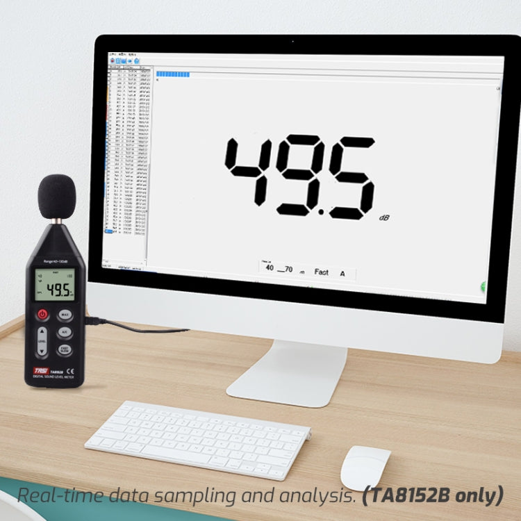 TASI TA8152B Noise Measurement Sound Decibel Meter - Light & Sound Meter by TASI | Online Shopping South Africa | PMC Jewellery | Buy Now Pay Later Mobicred