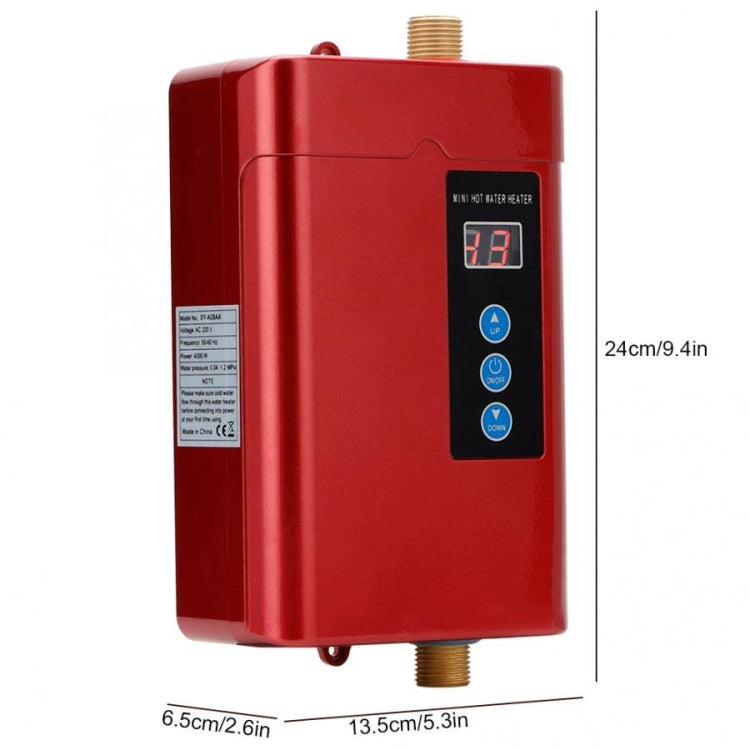 AU Plug 4000W Electric Water Heater With Remote Control Adjustable Temperate(Black) - Water Heaters & Accessories by PMC Jewellery | Online Shopping South Africa | PMC Jewellery