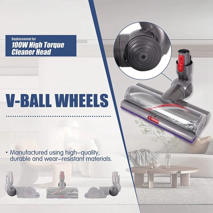 For Dyson V10 / V11 Vacuum Cleaner 100W High Torque Suction Head V-Ball Wheels - Dyson Accessories by PMC Jewellery | Online Shopping South Africa | PMC Jewellery