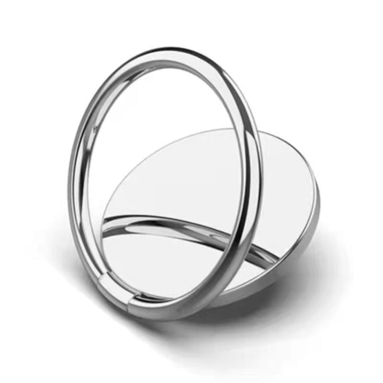 Full Metal Bracket 360 Degree Rotating Magnetic Phone Ring Buckle(Silver) - Ring Holder by PMC Jewellery | Online Shopping South Africa | PMC Jewellery