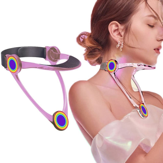 Adult Adjustable Neck Brace Household Cervical Spine Correction Protector(Pink) - Corrector by PMC Jewellery | Online Shopping South Africa | PMC Jewellery