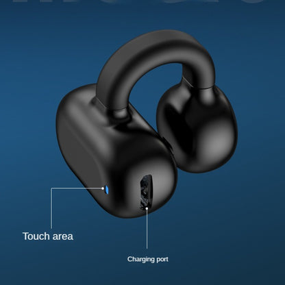 Z28 Wireless Ear Clip Type Single-Ear Bluetooth 5.3 Earphone(Black Box Packag) - Bluetooth Earphone by PMC Jewellery | Online Shopping South Africa | PMC Jewellery