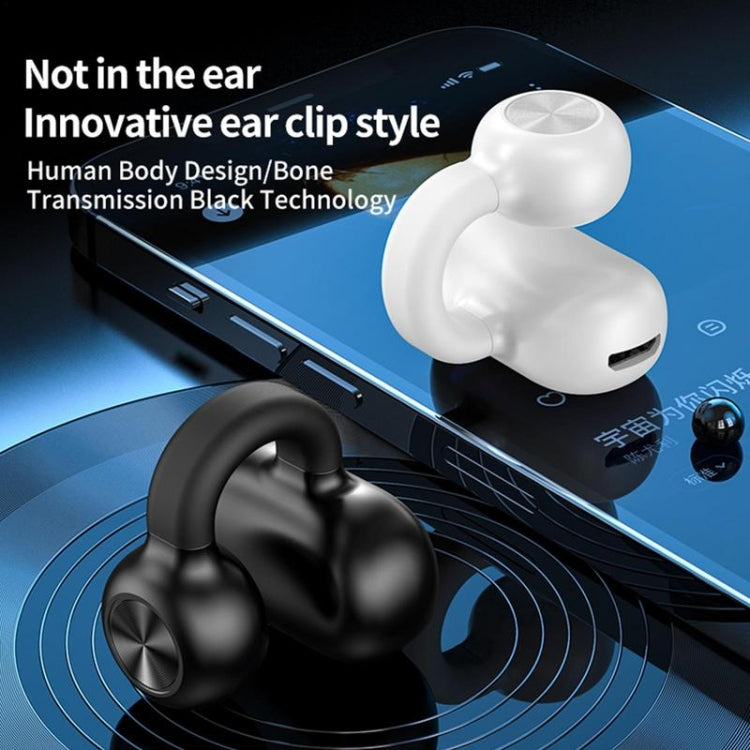 Z28 Wireless Ear Clip Type Single-Ear Bluetooth 5.3 Earphone(White Box Packag) - Bluetooth Earphone by PMC Jewellery | Online Shopping South Africa | PMC Jewellery