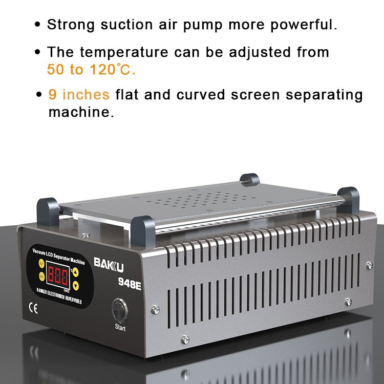 BAKU BA-948E Mobile Phone Liquid Crystal Separation Machine Flat Display Separator Heating Board US Plug 110V - Separation Equipment by BAKU | Online Shopping South Africa | PMC Jewellery