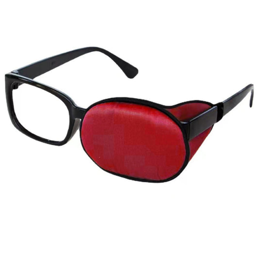 Children Silk Blackout Monocular Strabismus Training Corrective Eye Mask, Color: Jujube Red - Glasses Accessories by PMC Jewellery | Online Shopping South Africa | PMC Jewellery