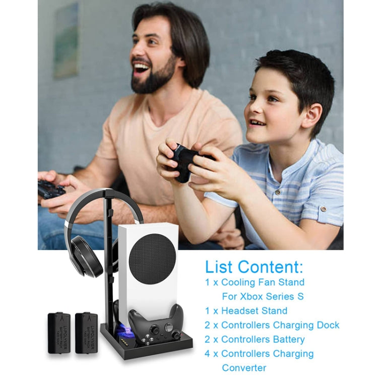 Iplay For Xbox Series S Host Cooling Bracket Handle Charging Base(Black) - Holder by iplay | Online Shopping South Africa | PMC TechLife