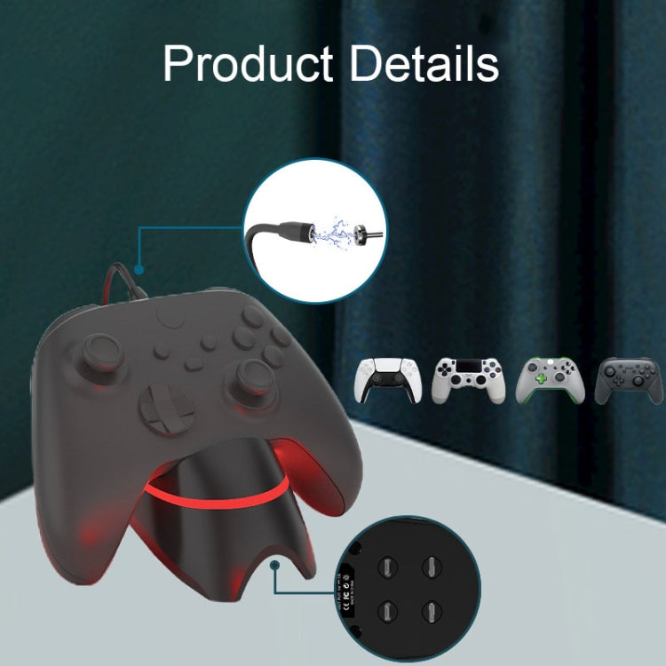 iplay HBX-252 Magnetic Port Gamepad Charger Gaming Accessories for Switch / PS5 / PS4 Slim Pro / X-Box(Black) - Charger & Power by iplay | Online Shopping South Africa | PMC Jewellery | Buy Now Pay Later Mobicred